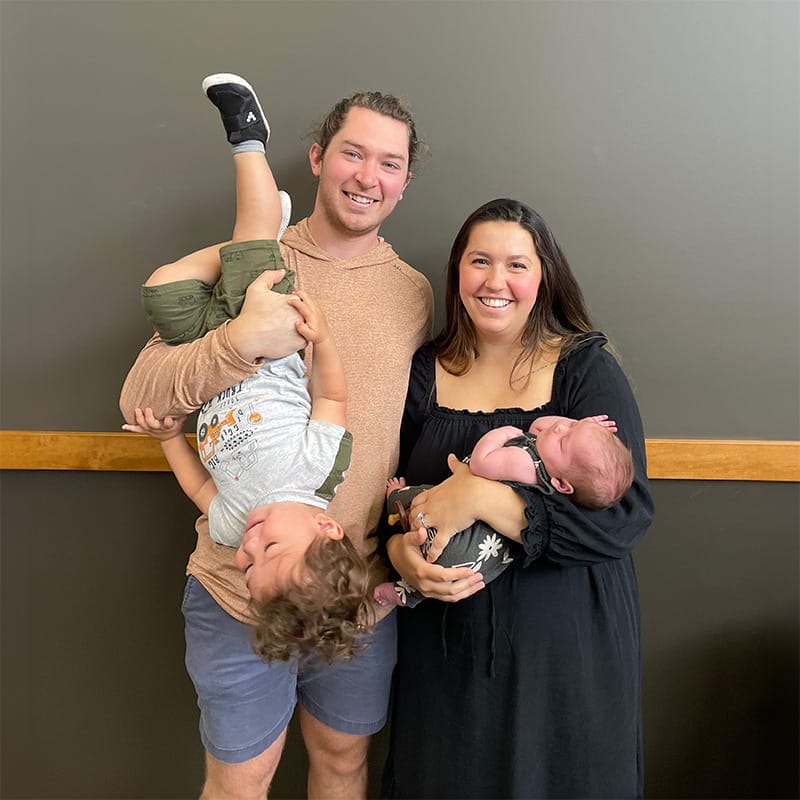 Matt + Emily Kresnicka owners of Wrought Iron Gym